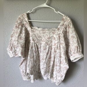 Neuflora Cotton Embroidered Floral Top